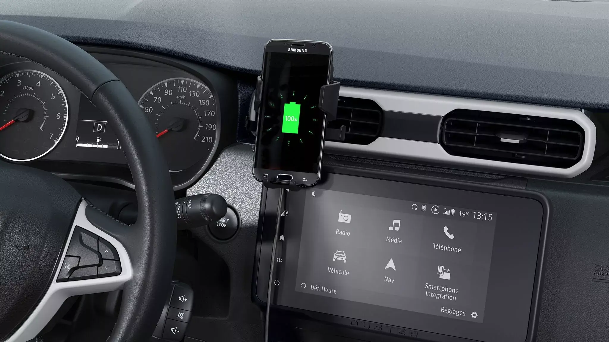 Chargeur smartphone à induction
